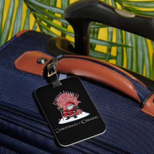 Christmas is coming luggage tag