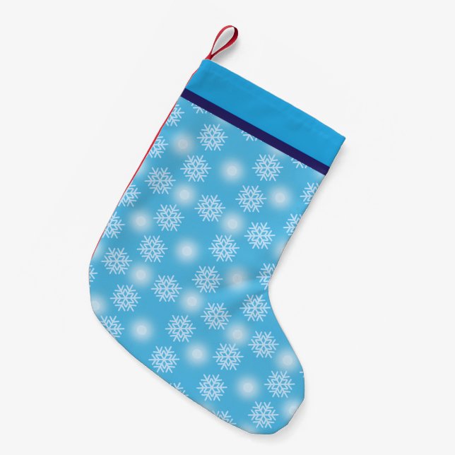 Christmas is dreaming of snowflakes small christmas stocking (Front (Hanging))
