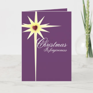 Christmas is Forgiveness-customise - Customised Holiday Card
