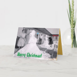 Christmas is fun for everyone holiday card