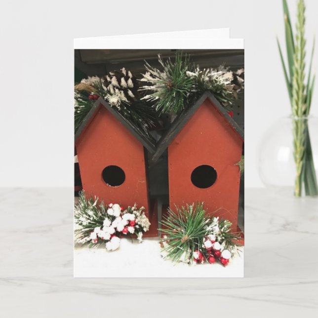 CHRISTMAS IS IN THE AIR AND WISHES ARE ON THE WAY CARD (Front)