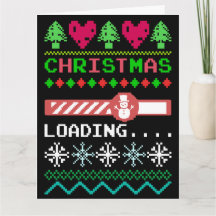 Christmas Is Loading Funny Ugly Christmas Sweater