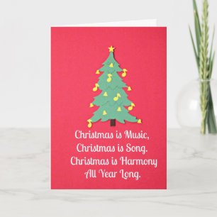 Christmas is Music.... Holiday Card