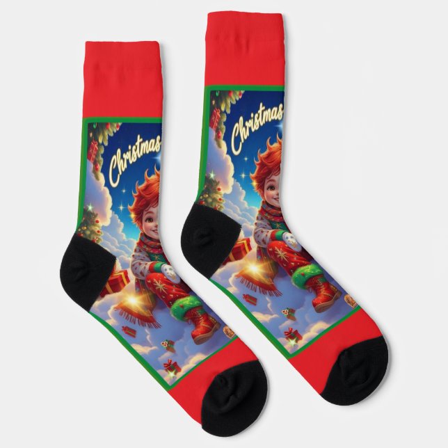 Christmas is my life socks (Right)