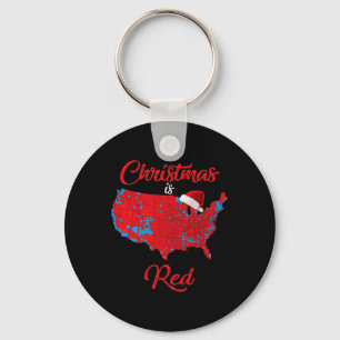 Christmas Is Red 2024 Electoral Map Trump Landslid Key Ring