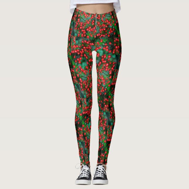 Christmas Is The Berries! Leggings (Front)