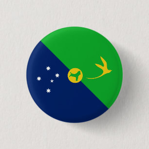 Christmas Island Flag 3 Cm Round Badge