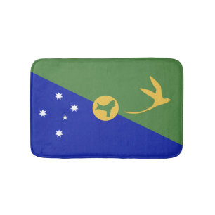 Christmas Island flag Bath Mat