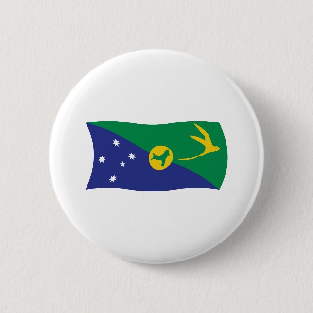Christmas Island Flag Button (Front)