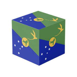 Christmas Island flag Cube
