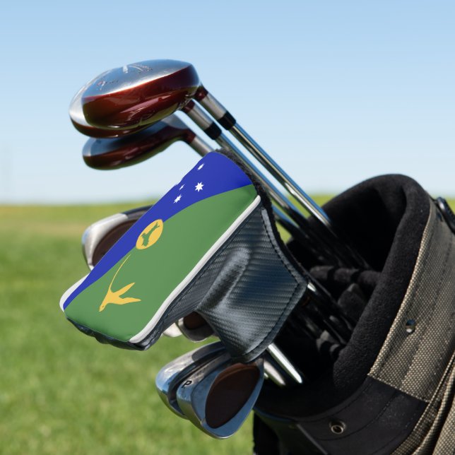 Christmas Island flag Golf Head Cover (In Situ)