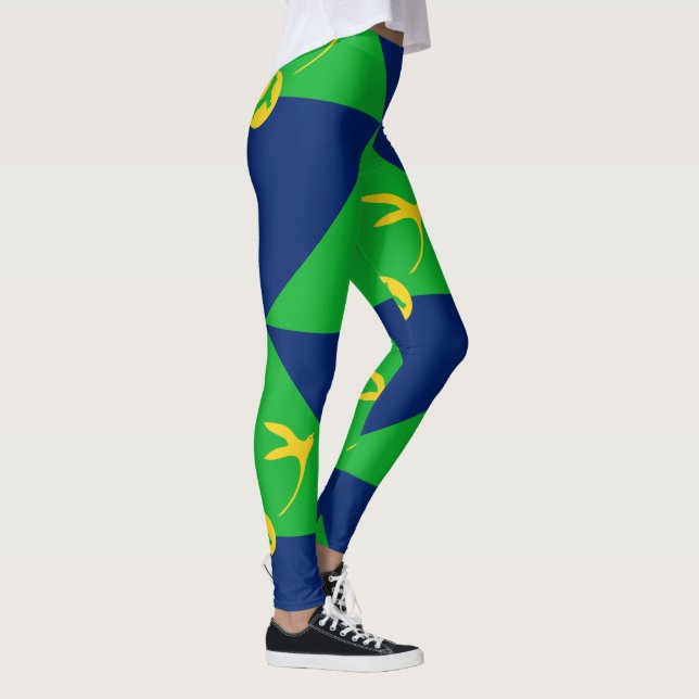 Christmas Island Flag Leggings (Right)