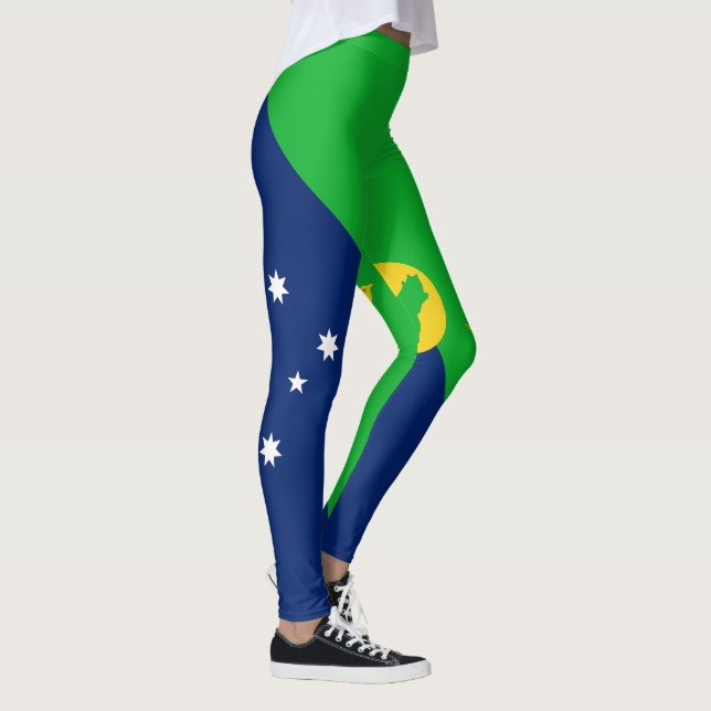 Christmas Island Flag Leggings (Right)