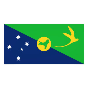 Christmas Island Flag Photo Print