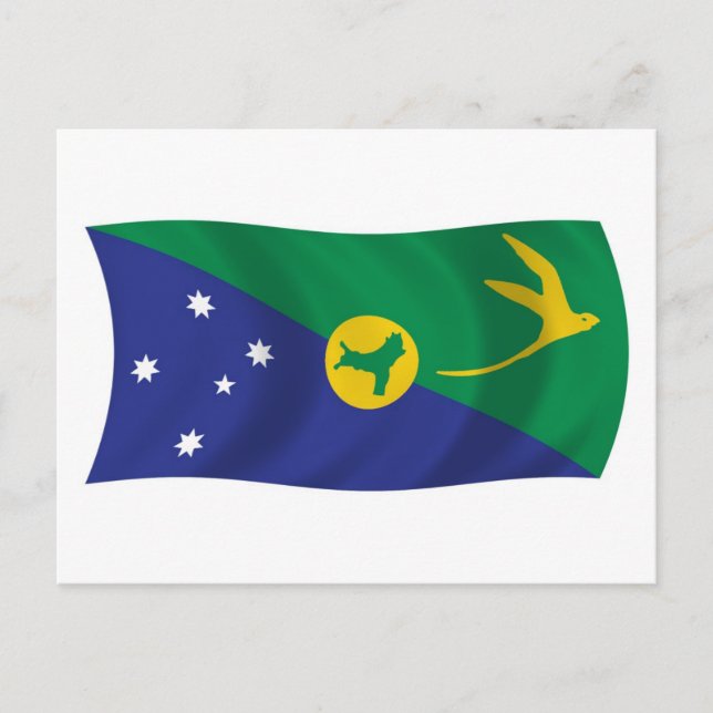 Christmas Island Flag Postcard (Front)