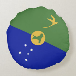 Christmas Island flag Round Cushion