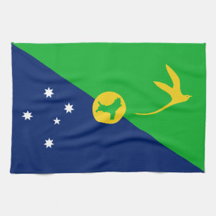 Christmas Island Flag Tea Towel