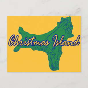 Christmas Island Holiday Postcard