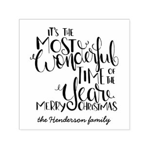 Christmas It's the Most Wonderful Time of the Year Self-inking Stamp