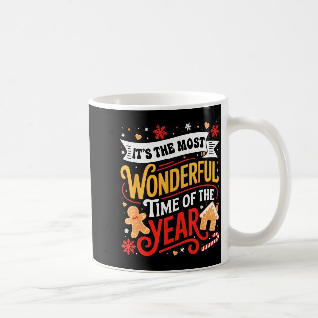 Christmas It's The Most Wonderful Time Of Year Gin Coffee Mug (Right)