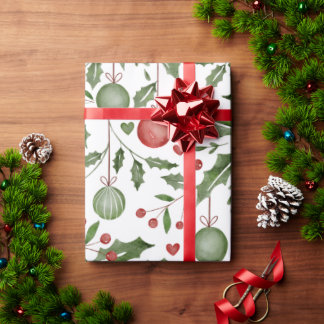 Christmas Ivy Wrapping Paper