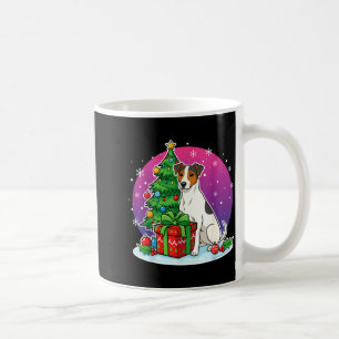 Christmas Jack Russell Santa Hat Xmas Jack Russell Coffee Mug