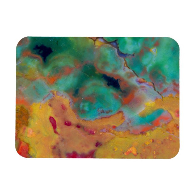 Christmas Jasper Close up Magnet (Horizontal)