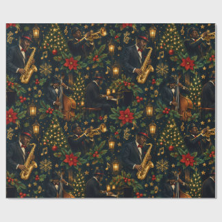 Christmas Jazz Night Wrapping Paper
