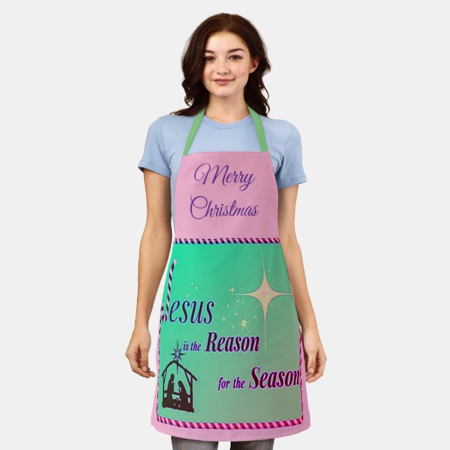 Christmas Jesus Apron (Worn)