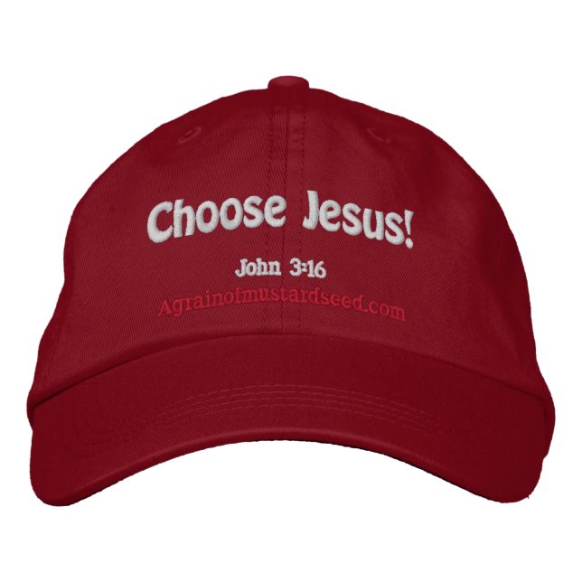 Christmas Jesus Embroidered Hat (Front)