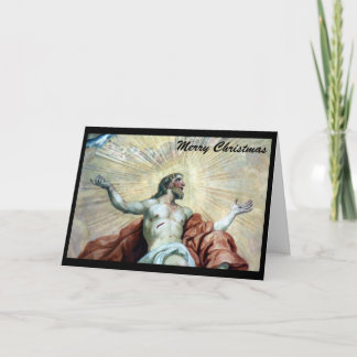 christmas jesus holiday card