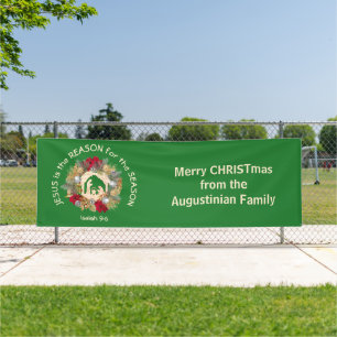 Christmas JESUS IS THE REASON Banner