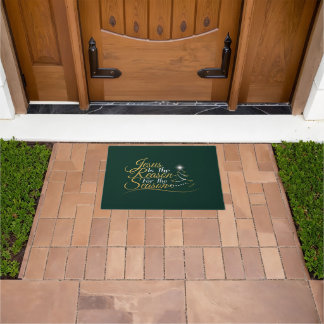 Christmas Jesus is the Reason for the Season Doormat
