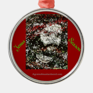 Christmas Jesus Metal Tree Decoration