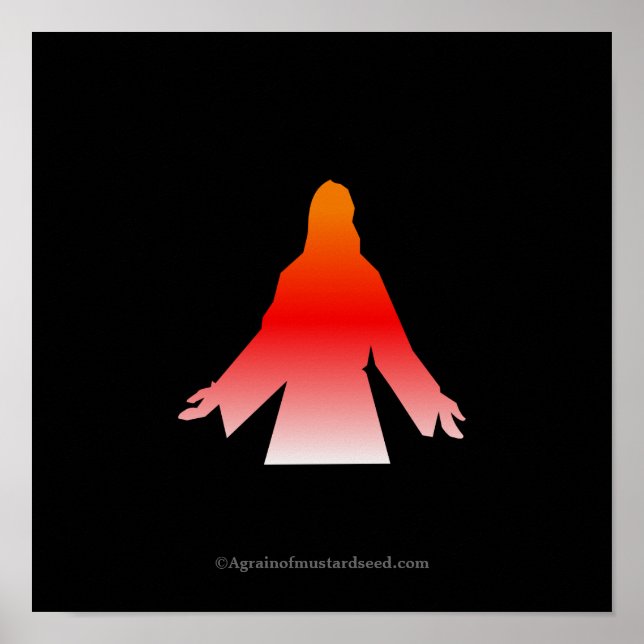 Christmas Jesus Poster (Front)