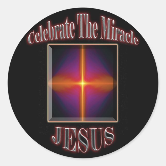 Christmas Jesus Sticker (Front)