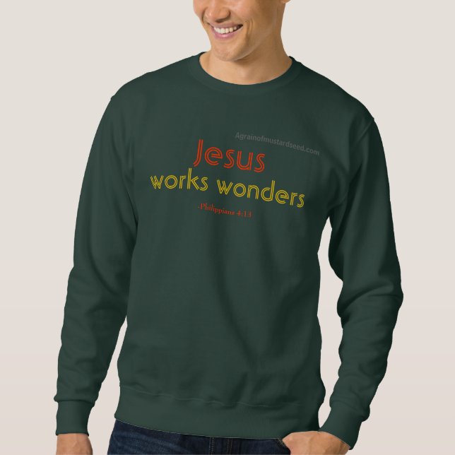 Christmas Jesus Sweatshirt (Front)