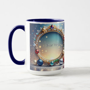 Christmas Jewel Frame Holiday Mug