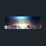 Christmas Jewel Frame Return Address Label<br><div class="desc">Beautiful Christmas Jewel Frame Holiday Return Address Label</div>