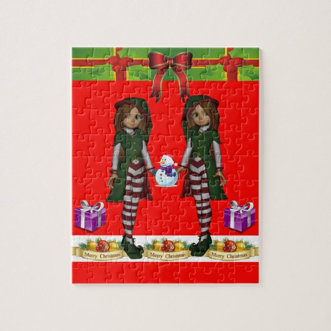 Christmas Jigsaw Puzzle (Vertical)