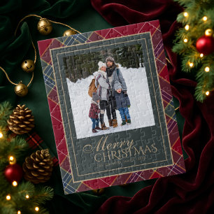 Christmas Jigsaw Puzzle   Family Photo Gift