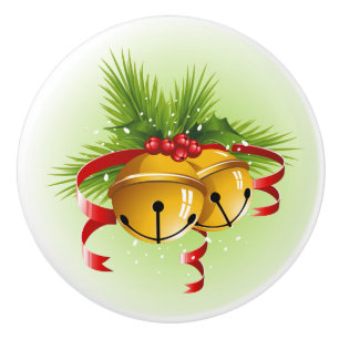 Christmas Jingle Bell Cabinet - Drawer Knob