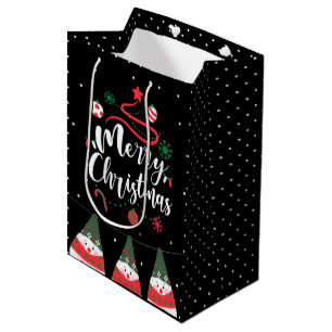 Christmas Jingle Bells Joyful Greetings Collection Medium Gift Bag