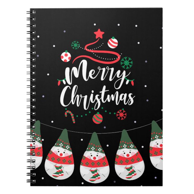 Christmas Jingle Bells Joyful Greetings Collection Notebook (Front)