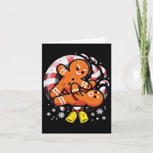 Christmas Jiu Jitsu Gingerbread Xmas Bjj Wrestling Card