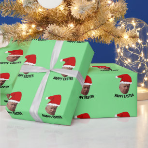 CHRISTMAS JOE BIDEN FUNNY WRAPPING PAPER