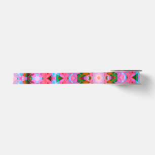 Christmas Jolly Merry Pink Red Green Blue Gift Satin Ribbon