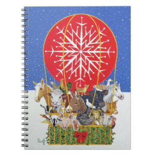 Christmas Journey Spiral Notebook