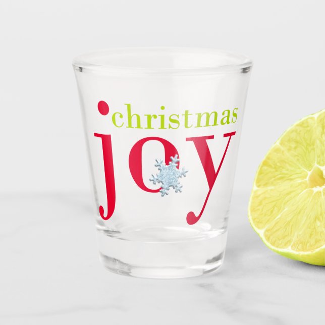 Christmas Joy 2 Shot Glass (Front)