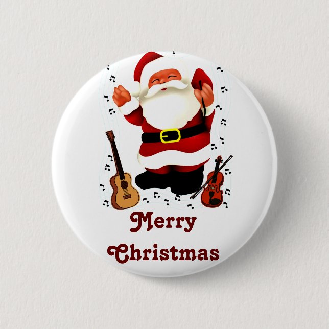 Christmas Joy_ 6 Cm Round Badge (Front)